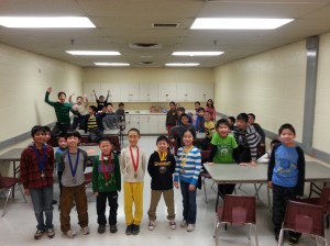 Double chess winners and some other players.