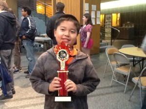 Champion of OYCC Under 10 - Daniel Liu