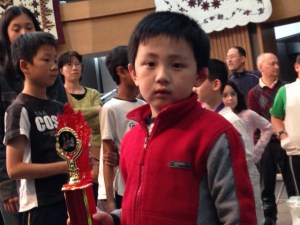 Champion of OYCC Under 8 - Jonathan Zhao