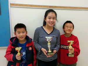 November Champions: Section A - Sarah, B - David, C - Bryan.