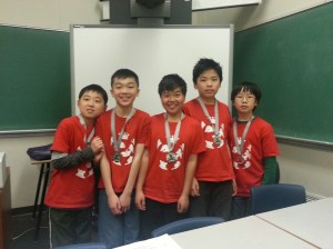 TSSCL 2014 silver medal winners