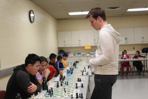 GM Robin van Kampen in the simul