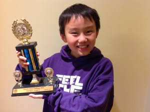 Hao Chen, Grade 4 3rd place of the OCC 2015.