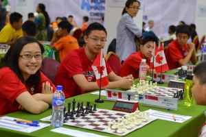 Team Canada in World Youth U-16 Chess Olympiad 2015